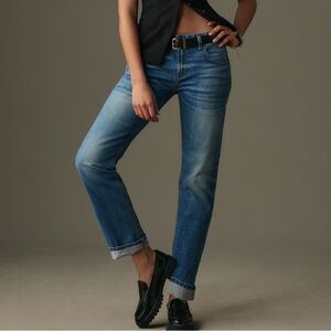 ASKK NY Selvedge Mid-Rise Straight Leg Jeans from Anthropologie Women’s 32